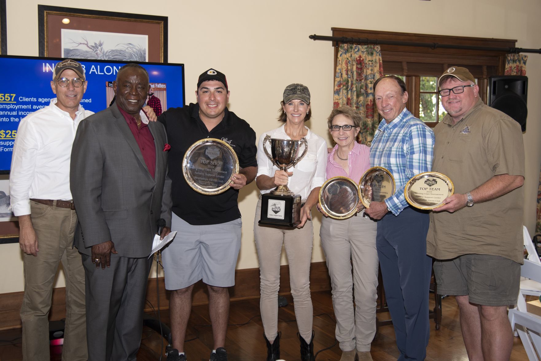 Pull for Fathers winners